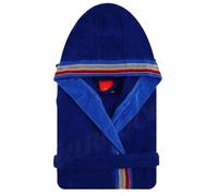 Accappatoio JUNIOR spugna con cappuccio GABEL Pongo blu