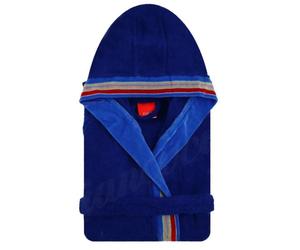 Accappatoio JUNIOR spugna con cappuccio GABEL Pongo blu