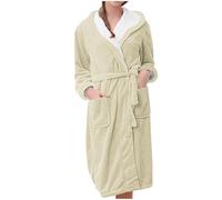 Accappatoio lungo in ciniglia, comodo e comodo | Housecoat Vestaglia Chill Out Robe Accappatoio da notte per tutte le stagioni Signore Indumenti da notte Vestaglia Corta