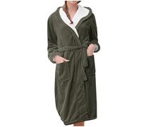 Accappatoio lungo in ciniglia, comodo e comodo | Housecoat Vestaglia Chill Out Robe Accappatoio da notte per tutte le stagioni Signore Indumenti da notte Vestaglia Corta