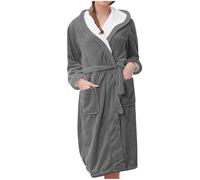 Accappatoio lungo in ciniglia, comodo e comodo | Housecoat Vestaglia Chill Out Robe Accappatoio da notte per tutte le stagioni Signore Indumenti da notte Vestaglia Corta