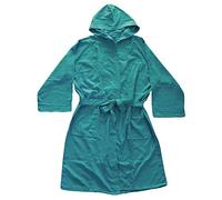 ACCAPPATOIO MICROFIBRA BASSETTI TIME UOMO DONNA CON CAPPUCCIO TAGLIA S - M - L - XL (XL - 54 / 56, TURCHESE - 3339)