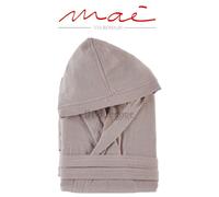 Accappatoio microspugna Compact salvaspazio Maé Via Roma 60 con cappuccio unisex