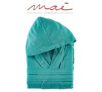 Accappatoio microspugna Compact salvaspazio Maé Via Roma 60 con cappuccio unisex