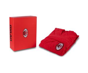 Accappatoio Milan Juventus Inter Cappuccio Spugna Cotone Hermet