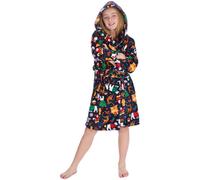 Accappatoio Natalizio Per Bambini Unisex Ragazzi E Ragazze Festivo Xmas