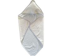 Accappatoio Neonato Triangolo Verde + 3 Bavaglini Unisex con Elastico 0-3 Mesi