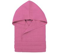 Accappatoio Nido d’Ape Unisex Uomo Donna leggero con Cappuccio e tasche 7130
