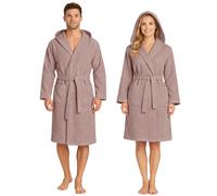 Accappatoio Nido d’Ape Unisex Uomo Donna leggero con Cappuccio e tasche 7170