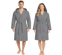 Accappatoio Nido d’Ape Unisex Uomo Donna leggero con Cappuccio e tasche 7170