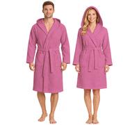 Accappatoio Nido d’Ape Unisex Uomo Donna leggero con Cappuccio e tasche 7170