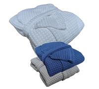 Accappatoio nido d'ape con cappuccio assorbente doccia unisex Fazzini Nettare
