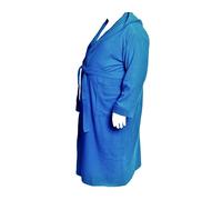 Accappatoio Over Size Con Cappuccio Spugna 100% Cotone Taglie Forti Calibrato