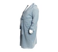 Accappatoio Over Size Con Cappuccio Spugna 100% Cotone Taglie Forti Calibrato