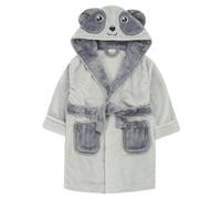 Accappatoio Panda Grigio Per Bambini 2-13 Anni