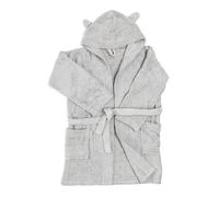 Accappatoio per bambini o bambina con cappuccio e tasche laterali | molto morbido e assorbente | spugna asciugamano 100% cotone | design cappuccio con orecchie