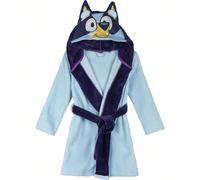 Accappatoio per bambini Questo accappatoio BLUEY per bambini e bambine è perfetto per tenere i più piccoli al caldo e comodi in casa. Realizzato in morbidissimo pile corallo, offre una sensazione di c
