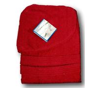 ACCAPPATOIO POMPEA IN SPUGNA 100% COTONE UOMO DONNA BAMBINO CON CAPPUCCIO