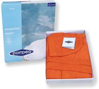 ACCAPPATOIO POMPEA IN SPUGNA 100% COTONE UOMO DONNA BAMBINO CON CAPPUCCIO