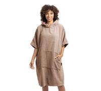 HOMELEVEL Accappatoio Poncho da Surf - Vestaglia Pigiama Uomo Donna - Felpa con Cappuccio Oversize Super Calda - Mare Cotone
