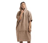 HOMELEVEL Accappatoio Poncho da Surf - Poncho Uomo Donna Surf - Vestaglia Pigiama - Felpa con Cappuccio Oversize Super Calda - Poncho Mare Cotone