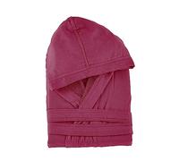 Accappatoio salvaspazio con cappuccio unisex bordeaux COMPACT ACC - Maè by Via Roma 60 (S)