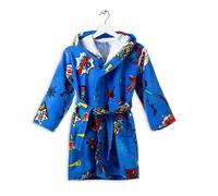 Accappatoio Spiderman Power Spider Man Bambino blu con cappuccio