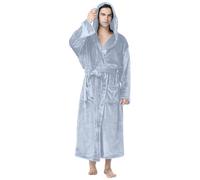 Accappatoio Spugna, Accappatoio Adulto Unisex Accappatoio Uomo Cotone Accappatoio Uomo in Velour Cinturino E 2 Tasche,Morbida,Assorbente, Resistente Accappatoio da Bagno Uomo Vestaglia Uomo