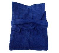 Linea Oro Basic Accappatoio M Blu scuro