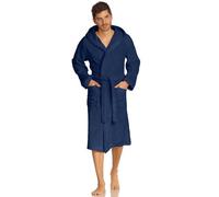 ACCAPPATOIO SYDNEY cappuccio VOSSEN unisex morbidissimo e super asciugante BLU TAGLIA XS