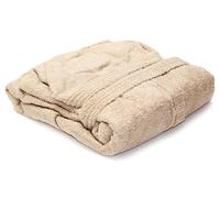 Accappatoio Tinta Unita Viareggio Gabel con cappuccio e tasche 100% cotone -Tortora-XXXL