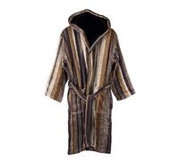 Accappatoio Unisex Con Cappuccio In Spugna Velour Di Puro Cotone Art. John