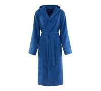 Accappatoio Uomo Donna in microspugna 100% cotone 260 grammi con cappuccio e tasche Journey (IT, Testo, XL, Regular, Regular, 1-Oceano)