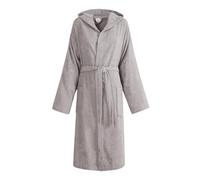 Zucchi Accappatoio Uomo/Donna Journey microspugna 100% cotone 260g con cappuccio e tasche M Grigio