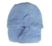 Accappatoio Uomo Donna Micro Spugna Taglie Forti - Misure calibrate Botticelli (Azzurro, XXXXXL)
