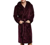 Accappatoio Uomo Microspugna, Accappatoio Da Uomo In Spugna Con Cappuccio Elegante E Caldo Con Cintura a Maniche Lunghe Comodo E Morbido Pigiama Accappatoio Piscina Bambino Per Casa E Casuale