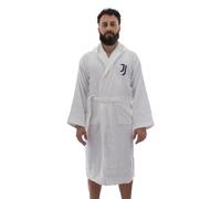 Accappatoio Uomo ragazzo in spugna bianco Juventus Prodotto Ufficiale in scatola