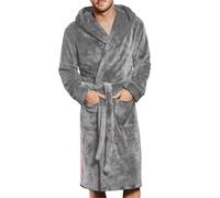 Accappatoio Uomo Taglie Forti elasticizzati accappatoi morbidi per Doccia e Bagno da Spiaggia Kimono Sottile lunghezza al ginocchio il viaggio la palestra