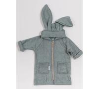 Accappatoio Vestaglia in Spugna Bamboom 4-6 Anni con Zip - Leadgrey