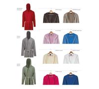 Accappatoio Vingi Lisbona Uomo Donna Con Cappuccio Cotone Microspugna T.Unita