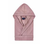 Accappatoio Vingi Uomo Donna Con Cappuccio 100% Cotone A Nido D'Ape Tinta Unita