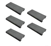 Accarugty 5 cuscini per seduta in schiuma EVA a forma di U, per canoa Dragon Boat, cuscinetto impermeabile antiscivolo, per supporto lombare, leggero e ammortizzante (nero)