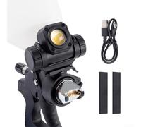 Accarugty 500 lumen ricaricabile vernice spray luce con testa regolabile e sensore di movimento, fornendo luce chiara e naturale per vernice automobilistica accurata