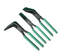 Accarugty Aggraffatrici manuali per lamiera, pinze dritte a 45° a 90°, strumento di piegatura e appiattimento in acciaio robusto, morsetto per profilatura dei bordi per lavorazione dei metalli (C)