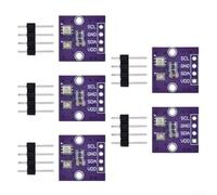 Accarugty Aht20 + modulo sensore di temperatura umidità e pressione barometrica, interfaccia I2C 2,0-5 V CC, compatto 1,5 x 1,5 mm per monitoraggio ambientale, confezione da 5 (viola)