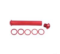 Accarugty Asse passante da 20 mm per mozzo anteriore su biciclette da corsa che supportano l'installazione e la rimozione veloci in ambienti da competizione (rosso)