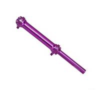 Accarugty Asta di estensione per forcella posteriore pieghevole, per ruota facile da 40,6 cm, barra di supporto regolabile per bilanciamento, lega di alluminio CNC 6061, nero (viola)