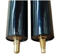 Accarugty Barra di estensione per stecca da biliardo da 15,2 cm, durevole, in plastica, con cuspide/denti rotondi per stecche da biliardo, accessorio nero per migliorare la stabilità del tiro (denti