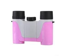 Accarugty Binocolo per bambini con messa a fuoco regolabile, in ABS leggero, progettato per mani piccole, telescopio compatto per esplorazioni all'aperto e apprendimento avventure o rosa (FF 7 x 18