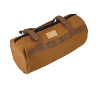 Accarugty Borsa per picchetti in tela resistente, borsa porta picchetti da campeggio, custodia per chiodi da terra, organizer per corda per esterni, borsa per attrezzi in tela ispessita (cachi)